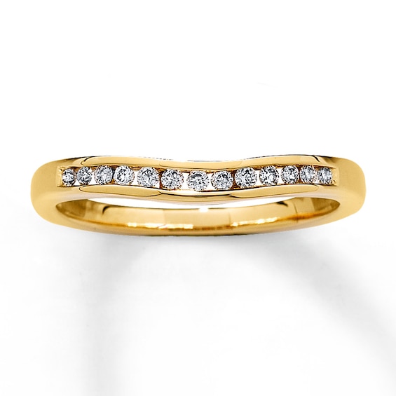 Previously Owned Wedding Band 1/6 ct tw Diamonds 14K Yellow Gold