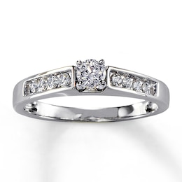 Previously Owned Ring 1/3 ct tw Diamonds 14K White Gold