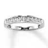 Thumbnail Image 1 of Previously Owned Wedding Band 3/8 ct tw Round-cut Diamonds 14K White Gold