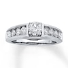 Previously Owned Diamond Engagement Ring 1-1/2 ct tw Round-cut 14K White Gold