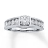 Thumbnail Image 0 of Previously Owned Diamond Engagement Ring 1-1/2 ct tw Round-cut 14K White Gold