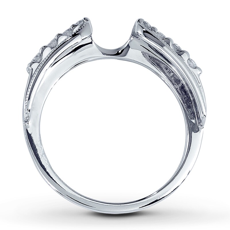 Main Image 2 of Previously Owned Diamond Enhancer Ring 1/4 ct tw 14K White Gold