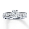 Thumbnail Image 4 of Previously Owned Diamond Enhancer Ring 1/4 ct tw 14K White Gold