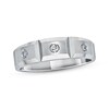 Thumbnail Image 1 of Previously Owned Men's Diamond Band 1/8 cttw 14K White Gold - Size 10.25