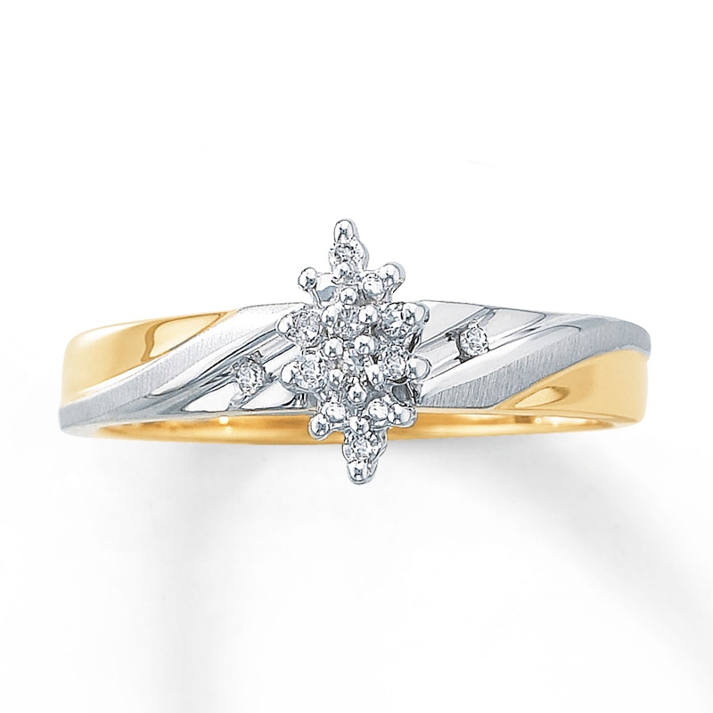 Main Image 1 of Previously Owned Ring 1/20 ct tw Diamonds 10K Yellow Gold