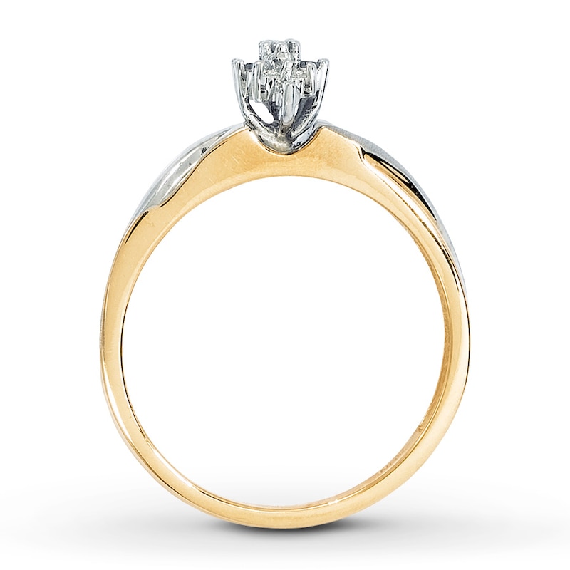 Main Image 2 of Previously Owned Ring 1/20 ct tw Diamonds 10K Yellow Gold