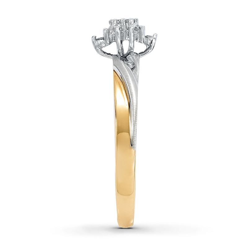 Main Image 3 of Previously Owned Ring 1/20 ct tw Diamonds 10K Yellow Gold