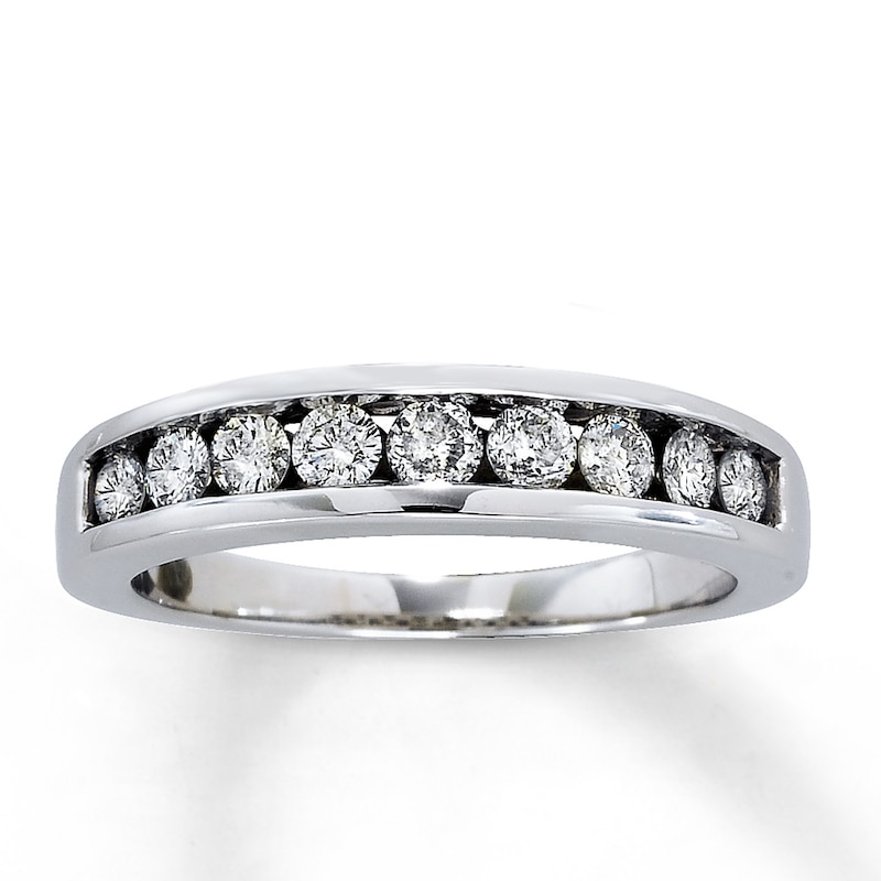 Previously Owned Diamond Band 5/8 carat tw 14K White Gold