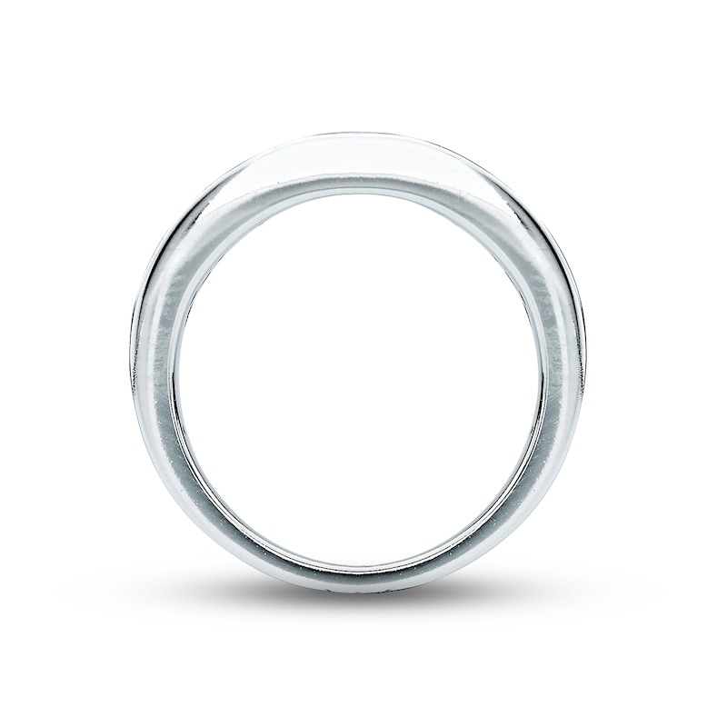 Main Image 2 of Previously Owned Diamond Wedding Band 3/8 ct tw Round-cut 14K White Gold