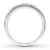 Thumbnail Image 1 of Previously Owned Wedding Band 1/4 ct tw Round-cut Diamonds 14K White Gold