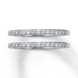 Previously Owned Wedding Bands 1/4 ct tw Round-cut Diamonds 14K White Gold Size 7