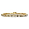 Thumbnail Image 0 of Previously Owned Diamond Bracelet 3 ct tw Round-cut 14K Yellow Gold