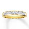 Thumbnail Image 1 of Previously Owned Diamond Wedding Band 3/8 ct tw Round-cut 14K Yellow Gold