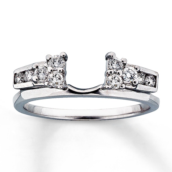 Previously Owned Diamond Enhancer Ring 1/3 ct tw 14K White Gold