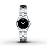 Movado Juro Stainless-Steel With Doted Black Dial Women\'s Watch 0605024 Movado Juro Ladies Watch 0605024 0775924261256 - Watches  main image 4