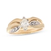 Thumbnail Image 1 of Previously Owned Diamond Engagement Ring 3/8 ct tw Marquise & Round-Cut 14K Yellow Gold