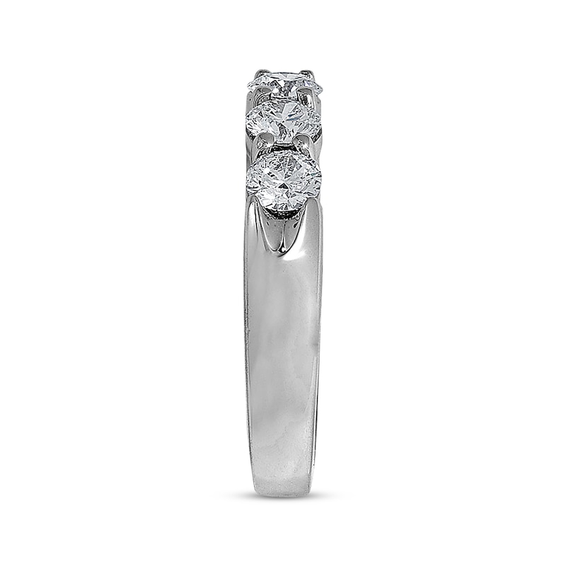 Previously Owned Diamond Anniversary Band 1 ct tw Round-cut 18K White Gold