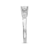 Thumbnail Image 3 of Previously Owned Diamond Three-Stone Engagement Ring 1 ct tw Princess-cut 14K White Gold