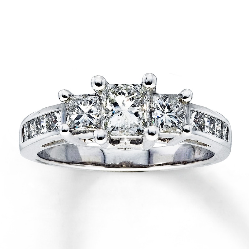 Main Image 1 of Previously Owned Ring 2 ct tw Diamonds 14K White Gold