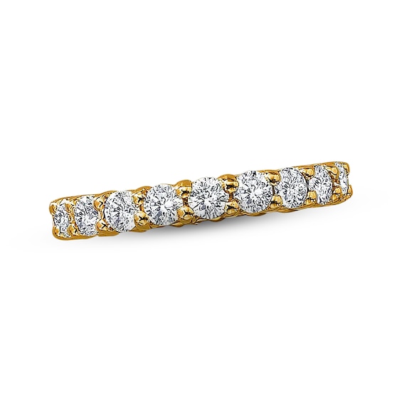 Previously Owned Diamond Eternity Ring 2 ct tw Round-cut 14K Yellow Gold Size 7