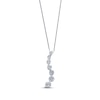 Thumbnail Image 0 of Previously Owned Diamond Journey Necklace 1-1/2 ct tw 14K White Gold