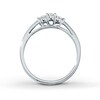 Thumbnail Image 2 of Previously Owned Three-Stone Diamond Ring 1/15 ct tw Round-cut 10K White Gold