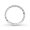 Thumbnail Image 1 of Previously Owned Wedding Ring 1/8 ct tw Round-cut Diamonds 14K White Gold