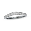 Thumbnail Image 1 of Previously Owned Diamond Contour Anniversary Band 1/6 ct tw Round-cut 14K White Gold