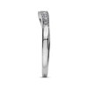 Thumbnail Image 3 of Previously Owned Diamond Contour Anniversary Band 1/6 ct tw Round-cut 14K White Gold