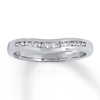 Thumbnail Image 1 of Previously Owned Wedding Band 1/6 ct tw Round-cut Diamonds 14K White Gold