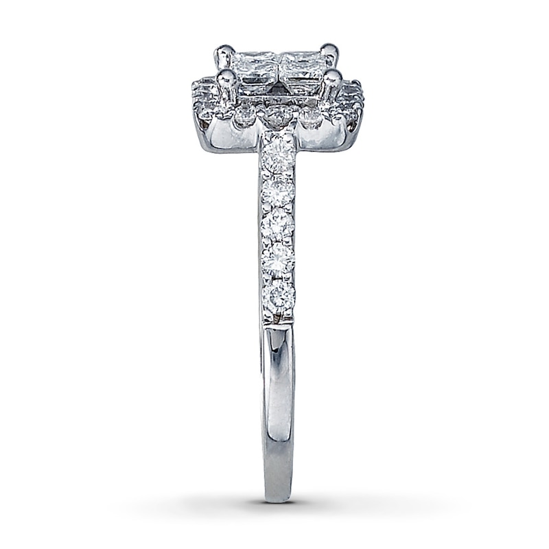 Main Image 3 of Previously Owned Ring 1-1/2 ct tw Diamonds 14K White Gold