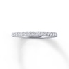Thumbnail Image 1 of Previously Owned Wedding Band 1/4 ct tw Round-cut Diamonds 14K White Gold