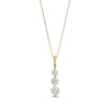 Thumbnail Image 1 of Previously Owned 3-Stone Diamond Necklace 3/4 cttw 14K Yellow Gold 18&quot;