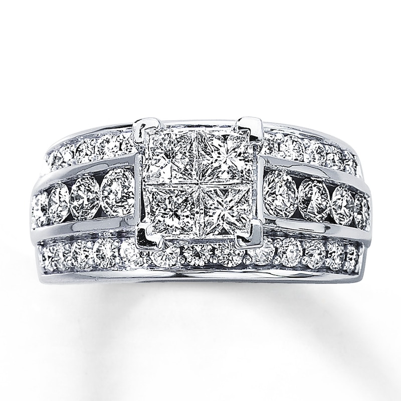 Main Image 1 of Previously Owned Ring 2-5/8 ct tw Diamonds 14K White Gold