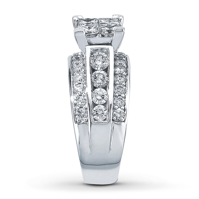 Main Image 3 of Previously Owned Ring 2-5/8 ct tw Diamonds 14K White Gold