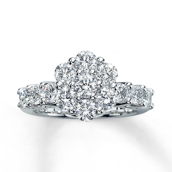Previously Owned Ring 1-7/8 ct tw Diamonds 14K White Gold