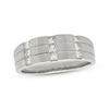 Thumbnail Image 1 of Previously Owned Men's Diamond Wedding Band 1/2 ct tw Square-cut 14K White Gold