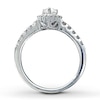 Thumbnail Image 2 of Previously Owned Diamond Engagement Ring 1 ct tw Pear/Round-cut 14K White Gold