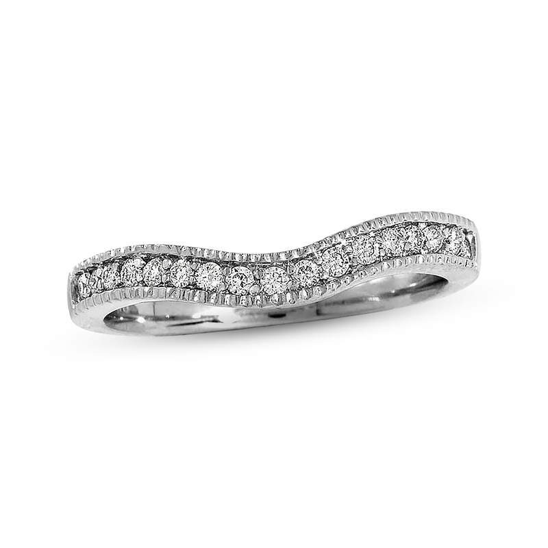 Previously Owned Diamond Anniversary Band 1/5 ct tw Round-cut 14K White Gold
