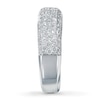 Previously Owned Diamond Anniversary Ring 1 ct tw Round-cut  14K White Gold