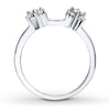 Thumbnail Image 2 of Previously Owned Diamond Enhancer Band 1/3 ct tw Princess/Round-cut 14K White Gold