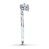 Thumbnail Image 3 of Previously Owned Diamond Enhancer Band 1/3 ct tw Princess/Round-cut 14K White Gold