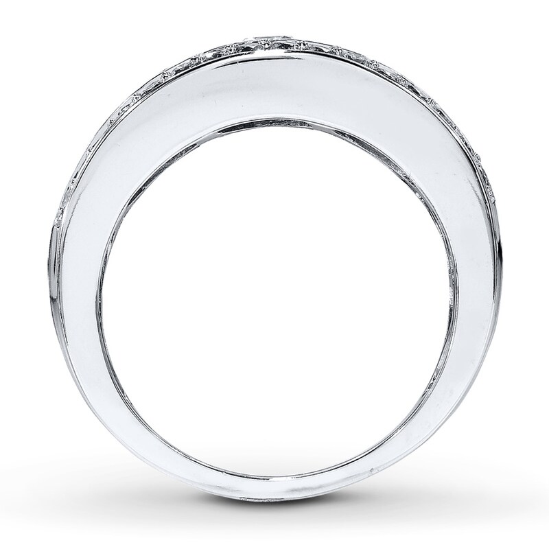 Main Image 2 of Previously Owned Diamond Anniversary Band 2 ct tw Round-cut 14K White Gold