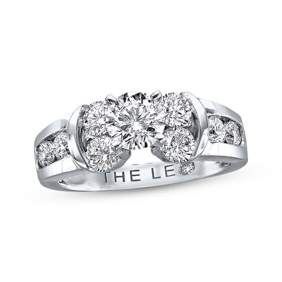 Previously Owned THE LEO Diamond Ring 1-3/4 ct tw Diamonds 14K White Gold