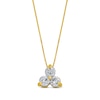 Thumbnail Image 1 of Previously Owned Diamond Clover Necklace 5/8 cttw 18K Yellow Gold