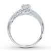 Thumbnail Image 2 of Previously Owned Diamond Promise Ring 1/5 ct tw Princess-cut 10K White Gold