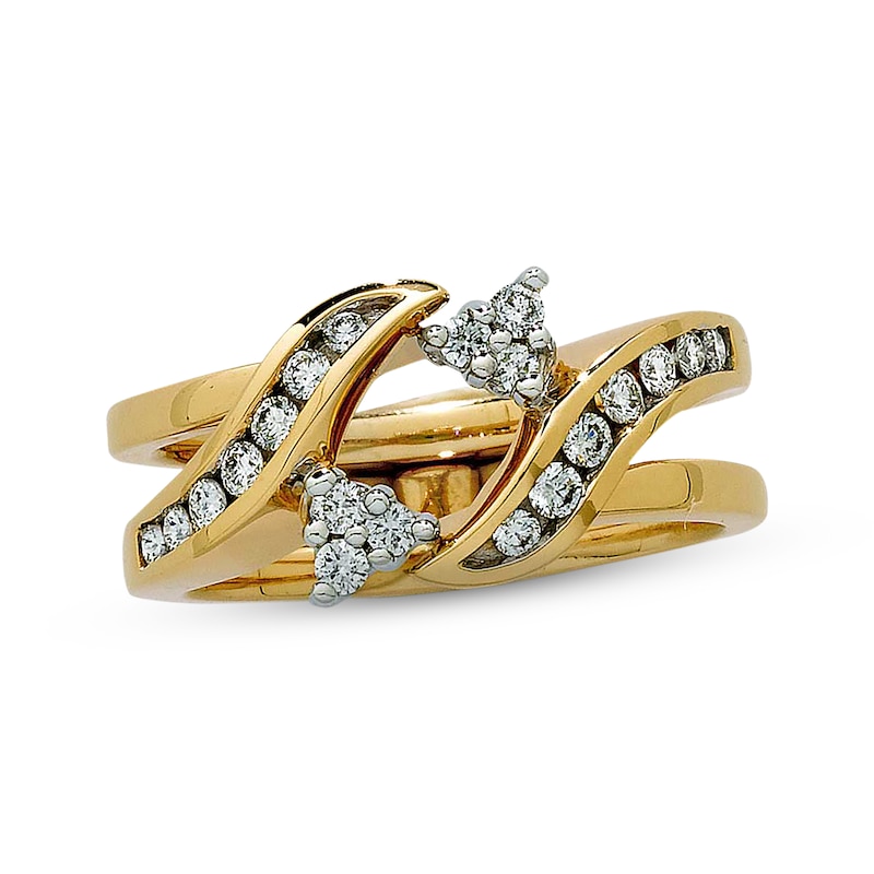 Main Image 1 of Previously Owned Diamond Enhancer Ring 3/8 ct tw 14K Yellow Gold