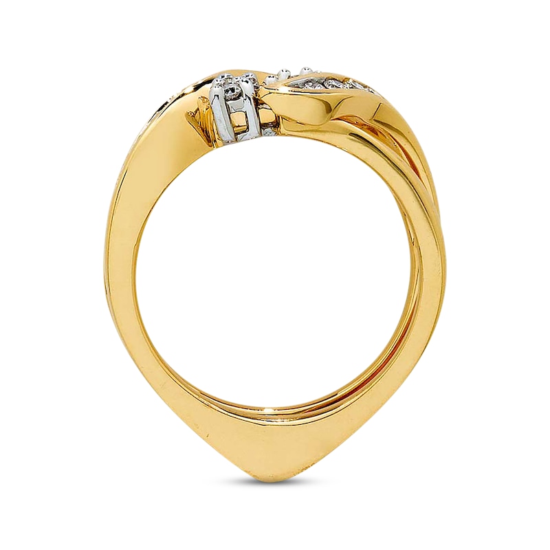 Main Image 2 of Previously Owned Diamond Enhancer Ring 3/8 ct tw 14K Yellow Gold