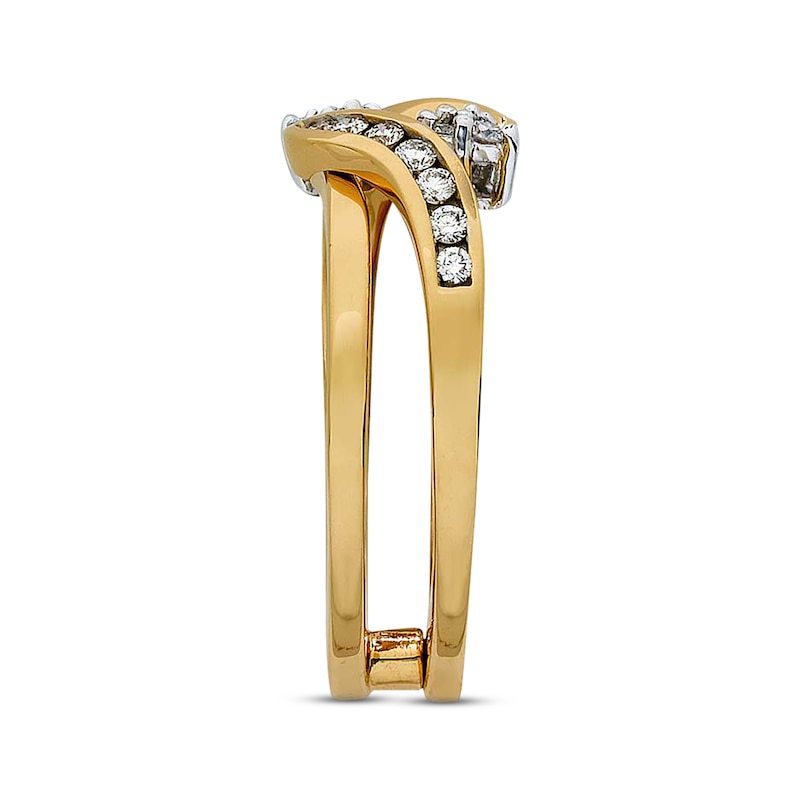 Main Image 3 of Previously Owned Diamond Enhancer Ring 3/8 ct tw 14K Yellow Gold