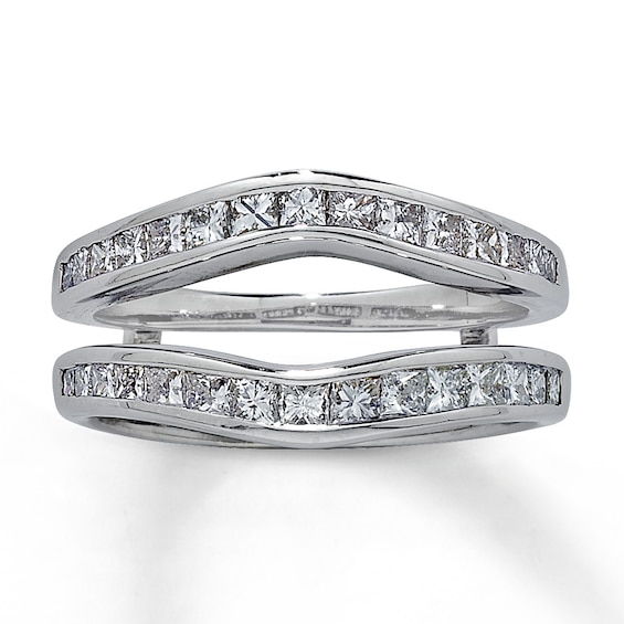 Previously Owned Diamond Wrap 1 ct tw Princess-cut 14K White Gold